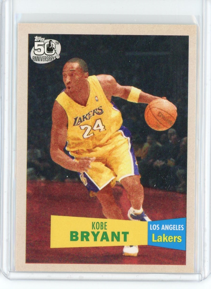 2007-08 Topps Basketball Kobe Bryant 50th Anniversary Card #24