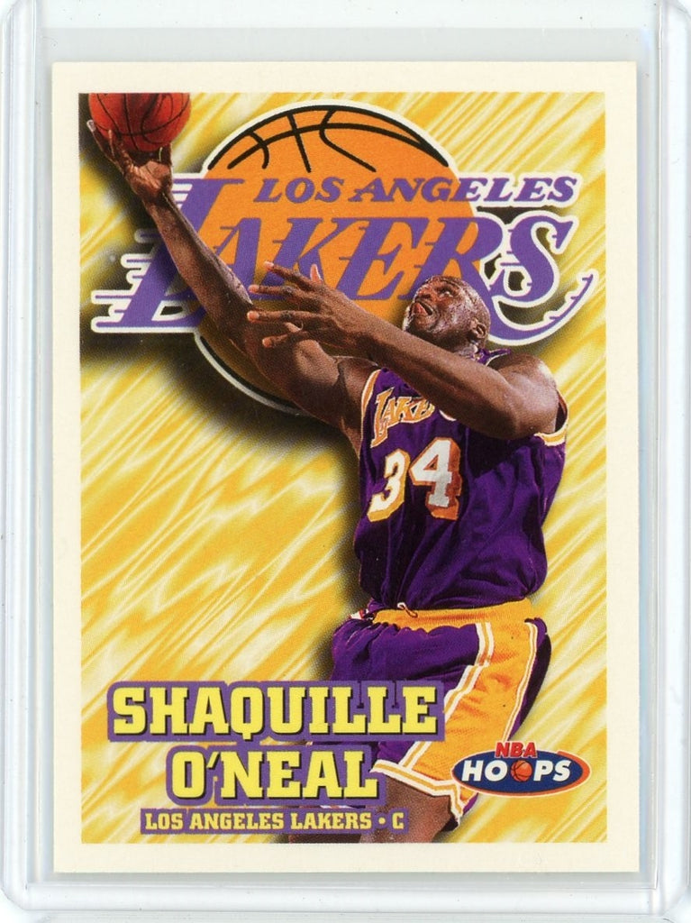 1997-98 NBA Hoops Basketball Shaquille O'Neal Card #81