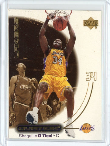 2000-01 Upper Deck Ovation Basketball Shaquille O'Neal Card #25