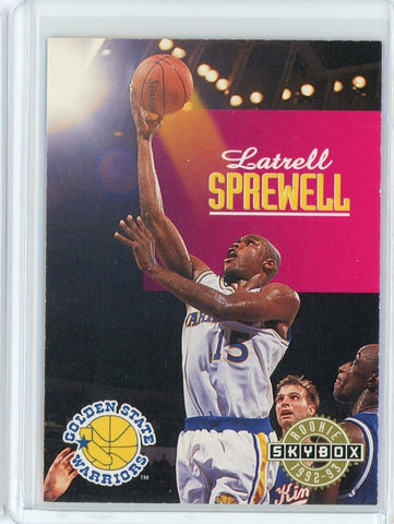 1993-94 Skybox Basketball Latrell Sprewell Card #342