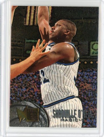 1995-96 Fleer Metal Basketball Shaquille O'Neal Card #78