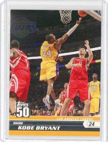 2007-08 Topps 50th Anniversary Basketball Kobe Bryant Card #6