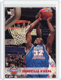 1993-94 NBA Hoops Basketball Shaquille O'Neal All Star Weekend Card #264
