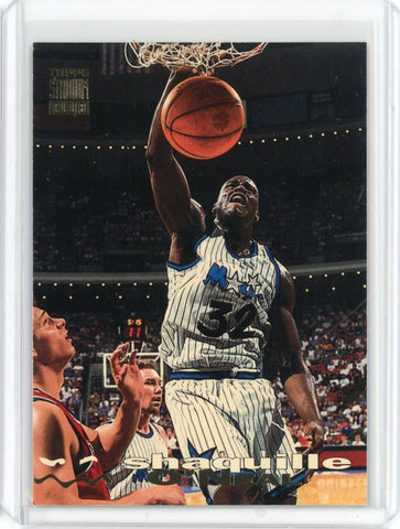 1993-94 Topps Stadium Club Basketball Shaquille O'Neal Card #100