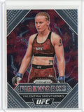 2021 Panini Prizm UFC Valentina Shevchenko Fireworks Card #5
