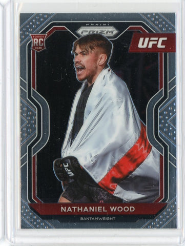 2021 Panini Prizm UFC Nathaniel Wood RC Card #39