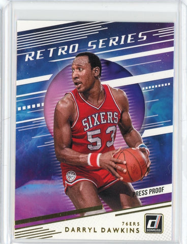 2020-21 Panini Donruss Basketball Darryl Hawkins Press Proof Retro Series Card #28