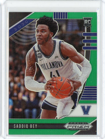 2020-21 Panini Prizm Draft Picks Basketball Saddiq Bey Green Card #19