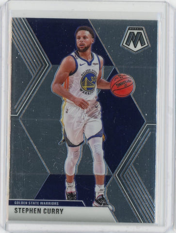 2019-20 Panini Mosaic Basketball Stephen Curry Card #70