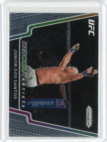 2021 Panini Prizm UFC Junior Dos Santos Knockout Artists Card #4