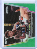 2021 Panini Prizm UFC Coby Garbrandt Knockout Artists Green Prizm Card #17
