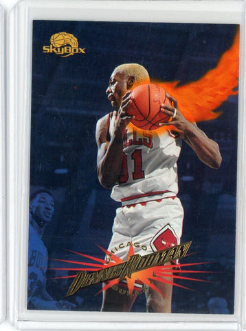 1996-97  Skybox Basketball Dennis Rodman Card #159