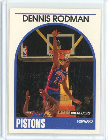1989-90 Nba Hoops Basketball Dennis Rodman 2nd Year Card #211