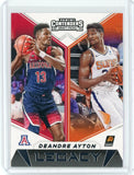 2019-20 Panini Contenders Basketball DeAndre Ayton Legacy Card #22