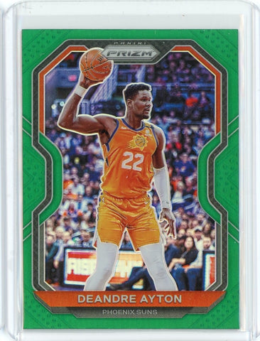 2020-21 Panini Prizm Basketball DeAndre Ayton Green Prizm Card #5