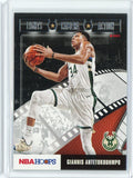 2019-20 Panini NBA Hoops Basketball Giannis Antetokounmpo Lights Camera Action Card #19