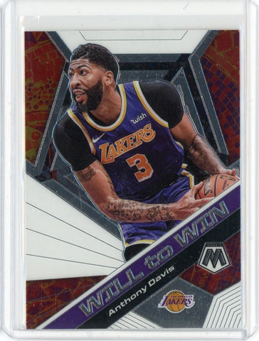 2019-20 Panini Mosaic Basketball Anthony Davis Will to Win Card #6