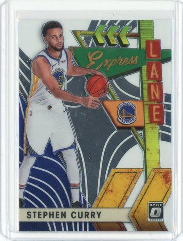 2019-20 Panini Donruss Optic Basketball Stephen Curry Express Lane Card #16