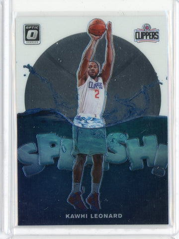 2019-20 Panini Donruss Optic Basketball Kawhi Leonard Splash Card #5