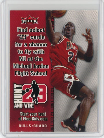 2006-07 Fleer Basketball Michael Jordan Hunt for 23 card