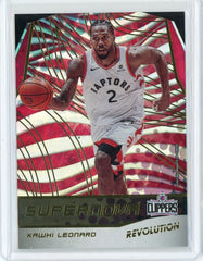 2019-20 Panini Revolution Basketball Kawhi Leonard Supernova Card #5