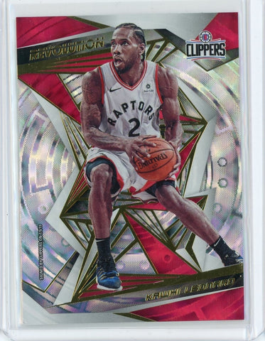 2019-20 Panini Revolution Basketball Kawhi Leonard Fractal Card #68