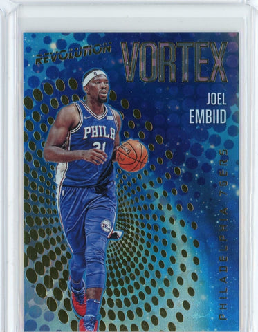 2017-18 Panini Revolution Basketball Joel Embed Vortex Card #17