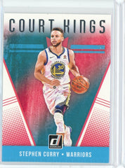 2018-19 Donruss Optic Basketball Stephen Curry Court Kings Card #21