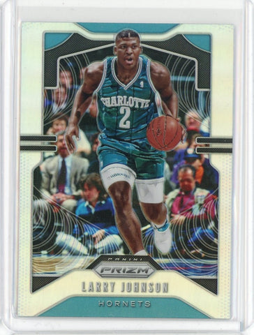 2019-20 Panini Prizm Basketball Larry Johnson Silver Prizm Card #15