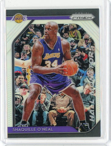 2018-19 Panini Prizm Basketball Shaquille O'Neal Hall Monitors Card #6