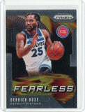 2019-20 Panini Prizm Basketball Derrick Rose Fearless Card #20