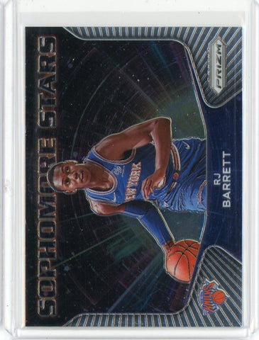 2020-21 Panini Prizm Basketball Rj Barrett Sophomore Stars Card #7