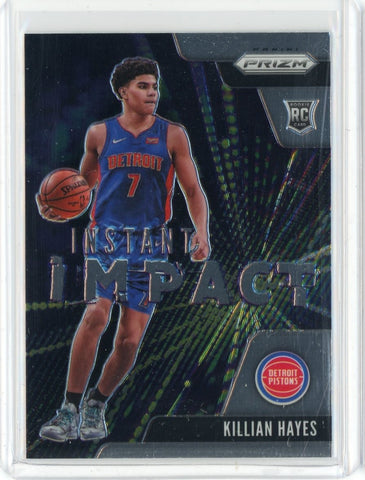 2020-21 Panini Prizm Basketball Killian Hayes Instant Impact Card #5