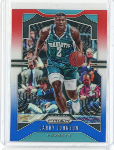 2019-20 Panini Prizm Basketball Larry Johnson Red White Blue Prizm Card #15