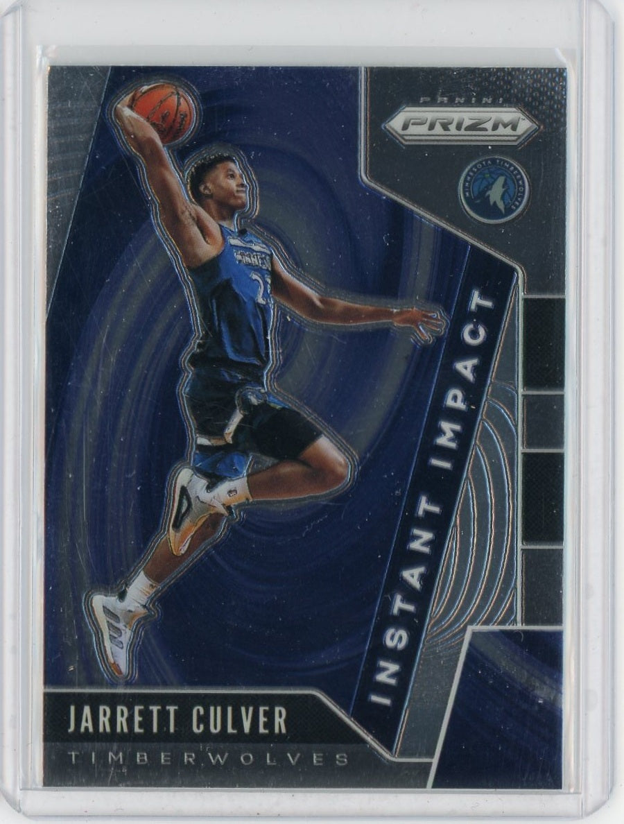 2019-20 Panini Prizm Basketball Jarrett Culver Instant Impact Card #24