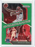 2020-21 Panini Prizm Basketball Bradley Beal Green Prizm Dominance Card #3