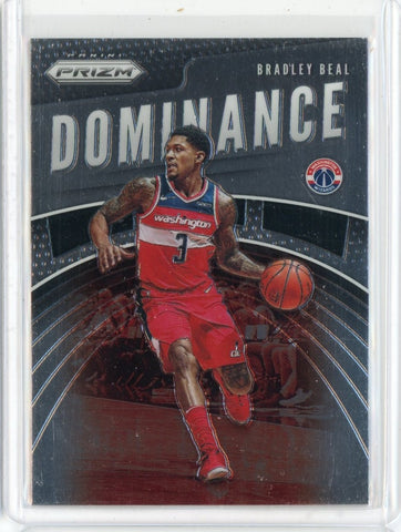 2019-20 Panini Prizm Basketball Bradley Beal Dominance Card #5