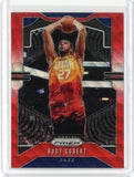 2019-20 Panini Prizm Basketball Rudy Gobert Red Wave Prizm Card #168