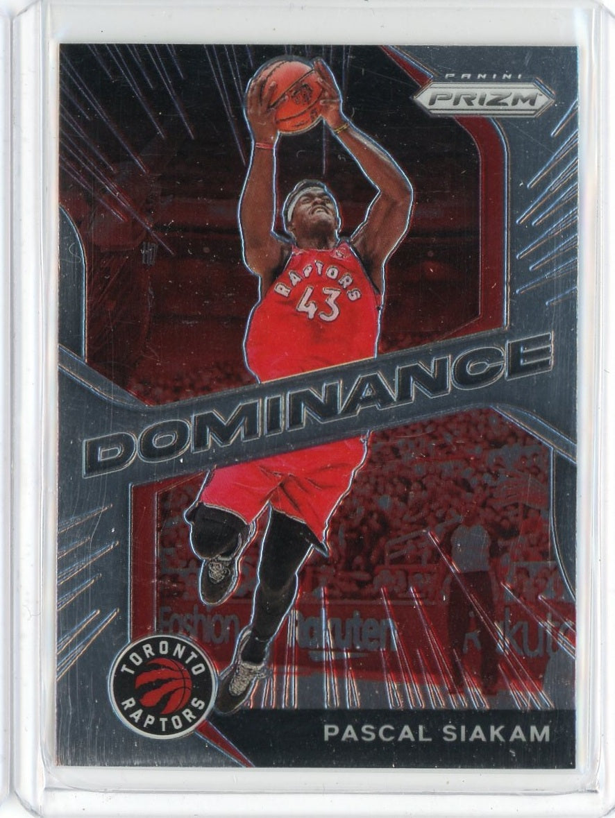 2020-21 Panini Prizm Basketball Pascal Saikam Dominance Card #20
