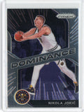 2020-21 Panini Prizm Basketball Nikola Jokic Dominance Card #19