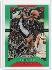 2019-20 Panini Prizm Basketball Bradley Beal Green Prizm Card #189