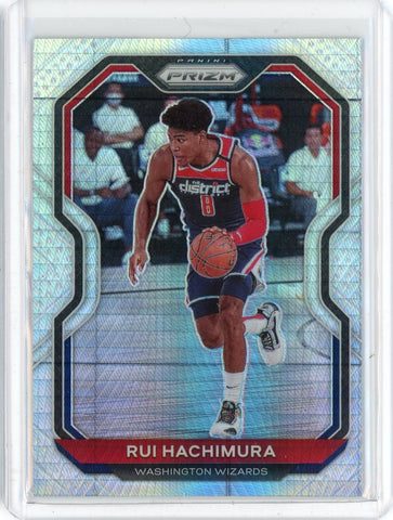 2020-21 Panini Prizm Basketball Rui Hachimura Hyper Prizm Card #249