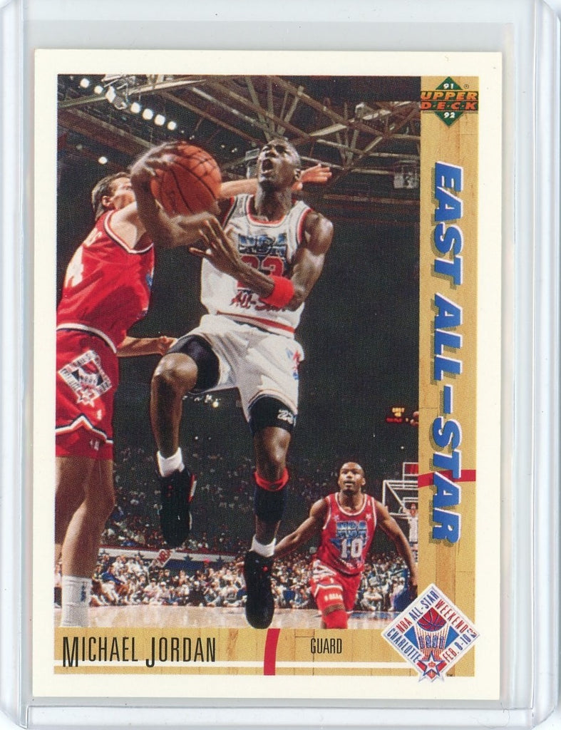 1991-92 Upper Deck Basketball Michael Jordan All Star Weekend Card #69