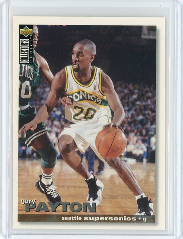 1995-96 Upper Deck Collectors Choice Basketball Gary Payton Card #95