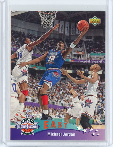 1992-93 Upper Deck Basketball Michael Jordan All Star Weekend Card #425