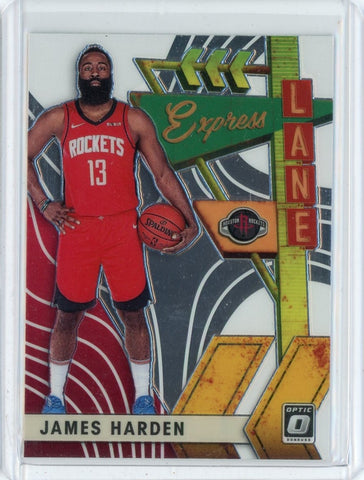 2019-20 Panini Donruss Optic Basketball James Harden Express Lane Card #1