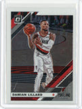 2019-20 Panini Donruss Optic Basketball Damian Lillard Card #7