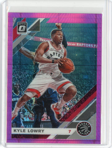 2019-20 Panini Donruss Optic Basketball Kyle Lowry Hyper Pink Prizm Card #149