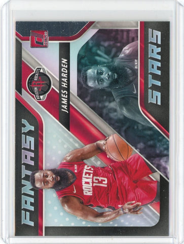 2020-21 Panini Donruss Basketball James Harden Fantasy Stars Card #3