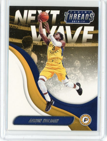 2018-19 Panini Threads Basketball Aaron Holiday Card #12